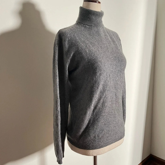 Alexa Grace 100% cashmere turtleneck sweater size XS - Picture 7 of 10
